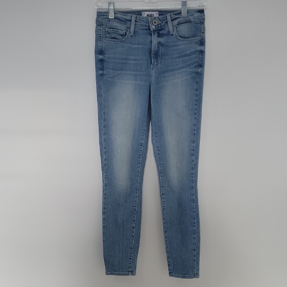 Paige Hoxton Ankle Light Jeans, Size 26